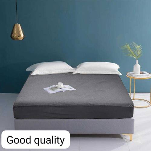 Terry Plain Double Bed Mattress Cover