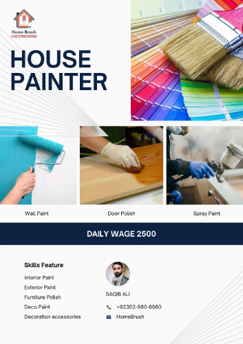 Painter House painter Home painter Furniture Polish Lahore