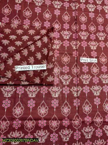 •  Fabric: Lawn•  Front: Printed•  Back: Printed•  Sleeves: Printed•  