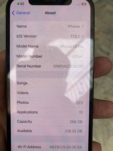 Iphone 12 pro 256gb