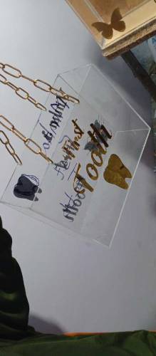 Acrylic  Ladies hand Boxs