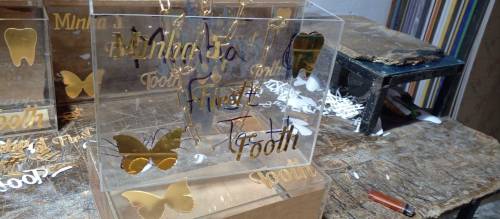 Acrylic  Ladies hand Boxs