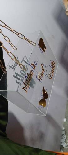 Acrylic  Ladies hand Boxs