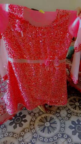 mini frock with sharara 