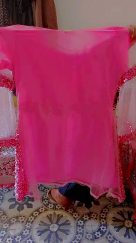 mini frock with sharara 