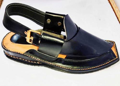 leather hadmade zalmi chappel for man 