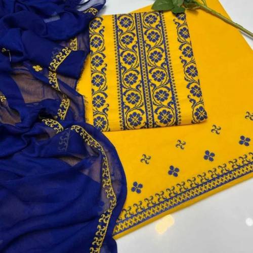 3pc embroidered dress 