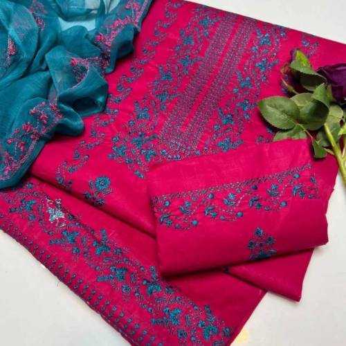 3pc embroidered dress 