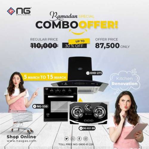 Nas Gas Combo Offer 3 in 1 