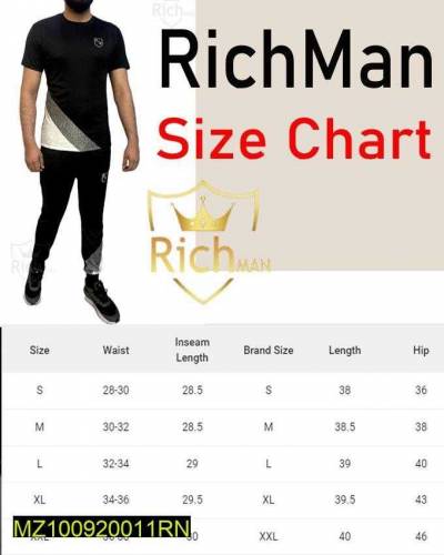 2 pcs polyester micro track suit for men's 