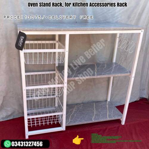 Oven Stand Rack for Kitchen Accessories 