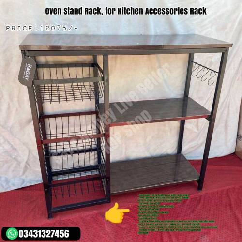 Oven Stand Rack for Kitchen Accessories 
