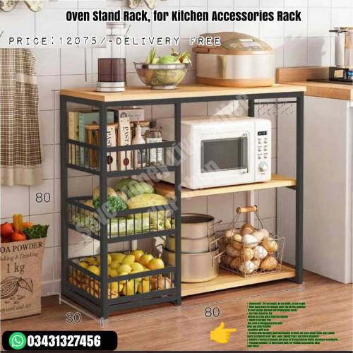 Oven Stand Rack for Kitchen Accessories 