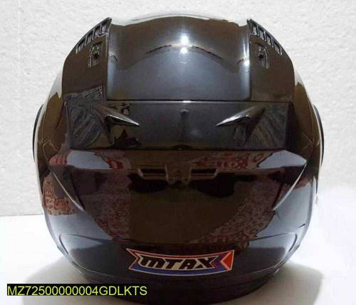 Black colour motorcycle helmet