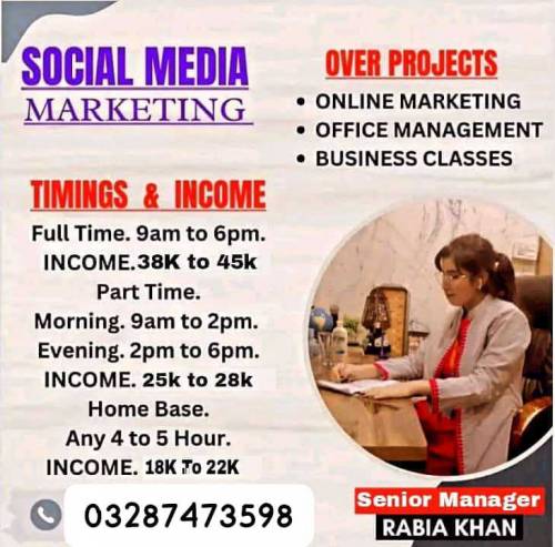 Male And Female Staff Required For Online Work 