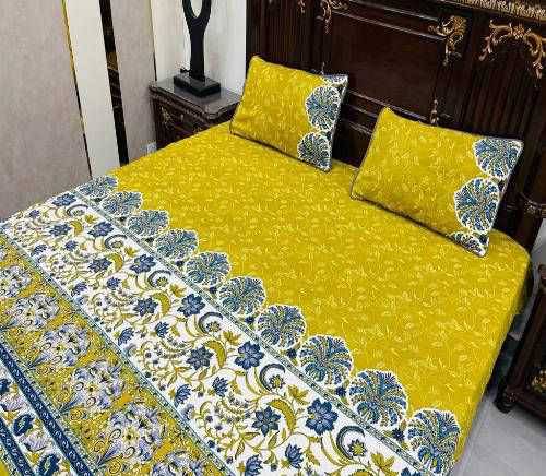 Double size cotton bedsheets for summer super sale 