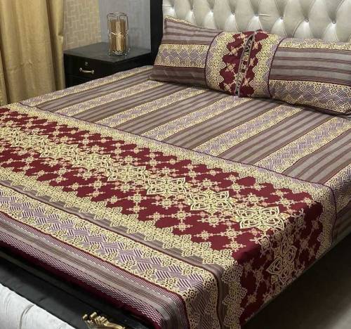 Double size cotton bedsheets for summer super sale 