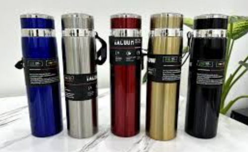 stainless steel hot & cool water bottle 1000ml