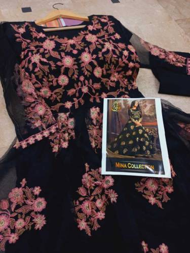 *Mina Collection*By A&THeavy Front Embroidered Maxi 2PieceSize Mesurem
