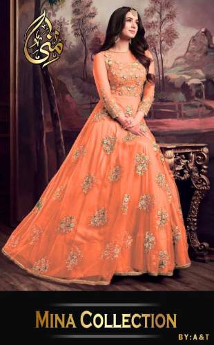 *Mina Collection*By A&THeavy Front Embroidered Maxi 2PieceSize Mesurem