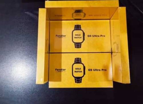 G9 ultra pro smart watch gold edition Titanium case