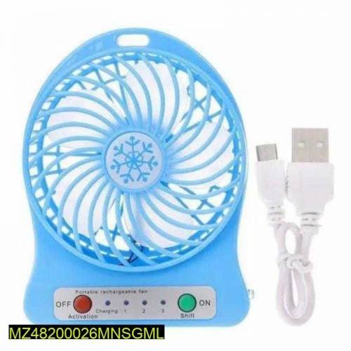 mini rechargeable desk fan 