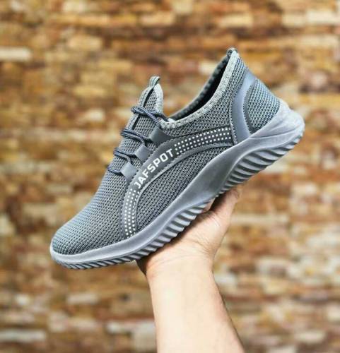 men's casual breathable sneakers -jf018 ,grey