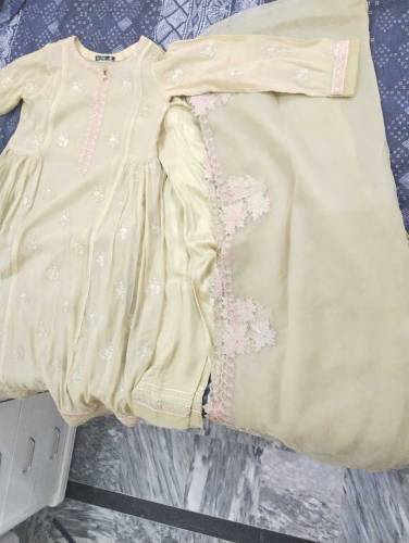 Batik embroided dress 