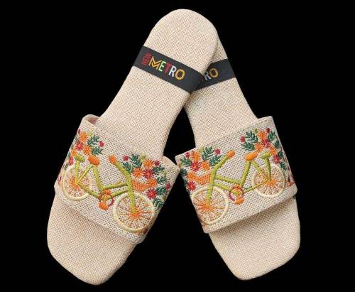 Women's PU_Fabric Flats 