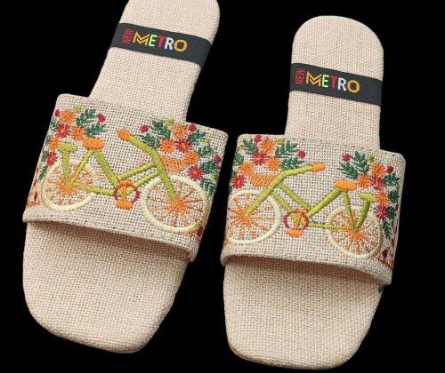 Women's PU_Fabric Flats 