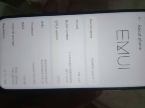 huawei nova7i 8/128