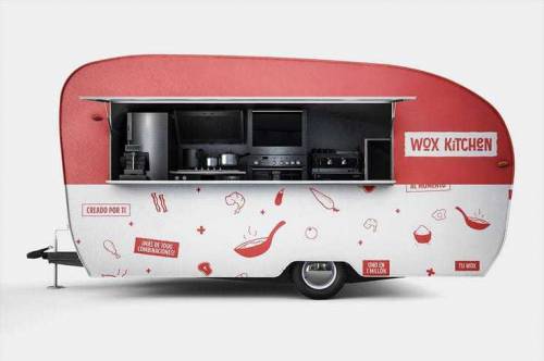 Food cart food truck food van camper trailer food stall