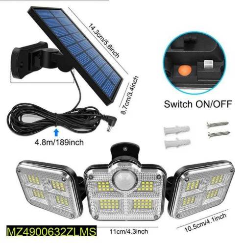 3 Sided Solar Lamp 