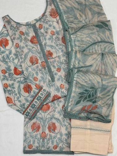 3-Pc Chikankari Lawn Stitched Collection