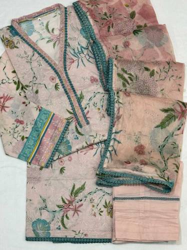 3-Pc Chikankari Lawn Stitched Collection