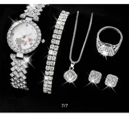 necklace set and watch or ring