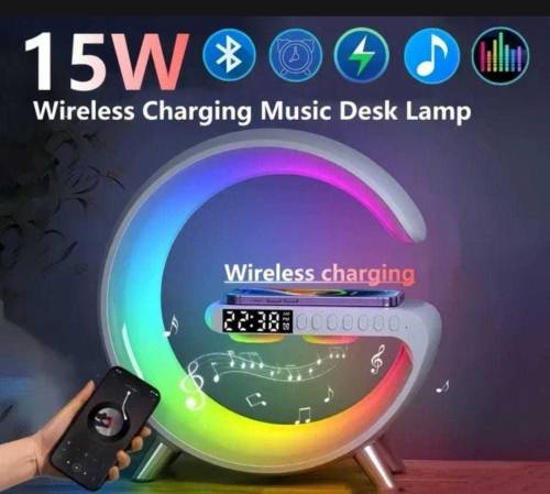 G shape Wireless charger cum Bluetooth speaker