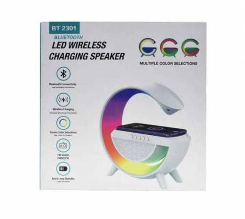 G shape Wireless charger cum Bluetooth speaker