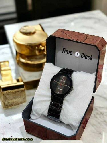 Golden and Black Watch for Man 
