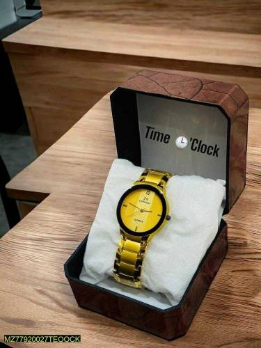 Golden and Black Watch for Man 