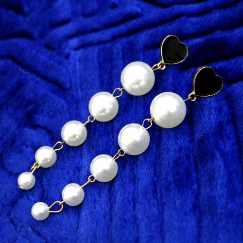 Eid Special Deal Pearl Earrings Hair Crown & Pendant Set