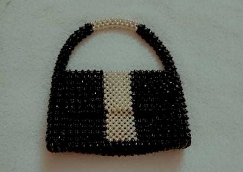 Handmade Beaded Bag (Design #3)