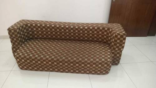 Three Seater Foldable Sofa Cum Bed
