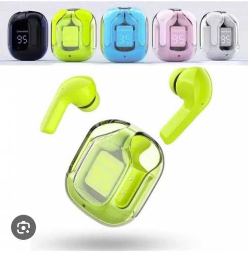Earbuds air 31 wireless with crystal transparent case