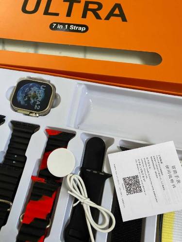 Ultra 7 in 1 Smart watch 2.1 inch full HD screen & waterproof 