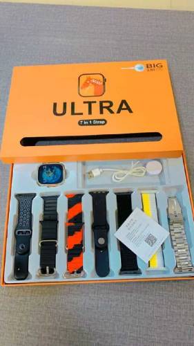 Ultra 7 in 1 Smart watch 2.1 inch full HD screen & waterproof 