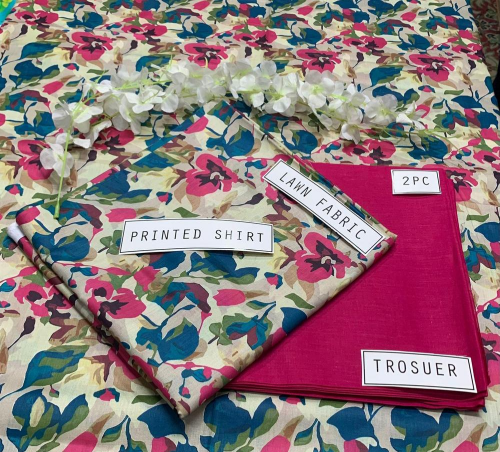 •  Fabric: Lawn•  Pattern: Digital Print•  Shirt Front Pattern: Digita