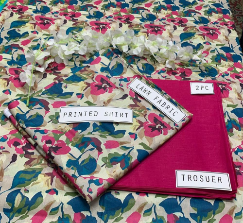 •  Fabric: Lawn•  Pattern: Digital Print•  Shirt Front Pattern: Digita