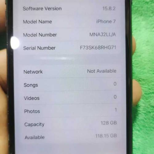iPhone 7 PTA proved 128 GB ram 