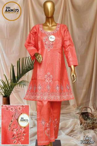 2pcs women embroidered dress demanding articles